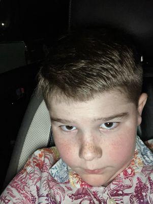 Great hair cut, was very impressed with it.