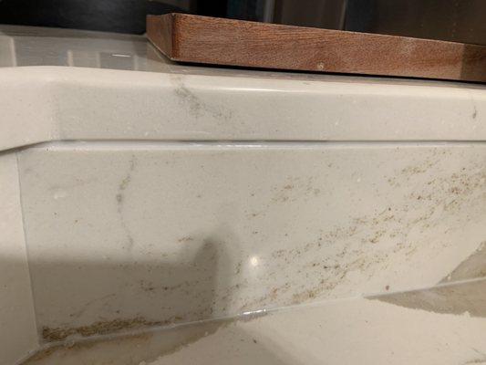 Ends like this, off more than a quarter inch. You can also see the bend unaligned as well on this side of it.