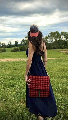 Messenger bag with chain