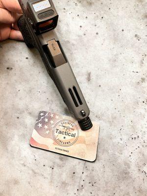 Optic cut and slide window cuts