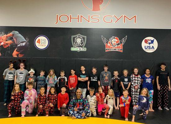 Kids christmas pajama class georgetown, tx