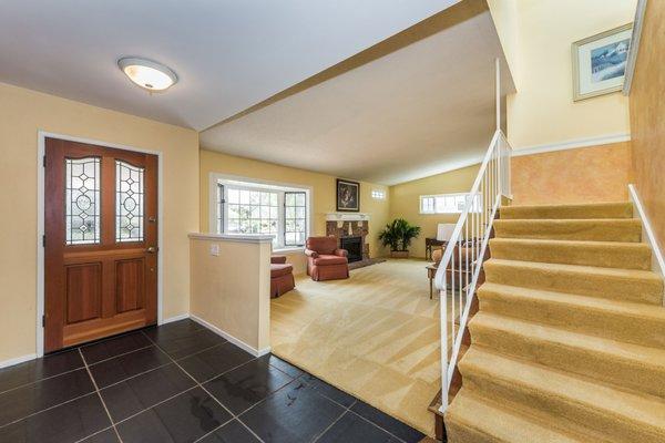 Front Hall to Living room after