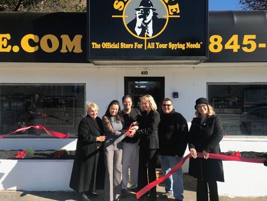 Our NJ Store Grand Opening Ribbon cutting. We had so much fun!