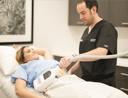 Freeze away stubborn fat with our non-surgical procedure CoolSculpting