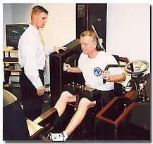 Med X machines and slow-intense protocol. 30 minutes 2X week..