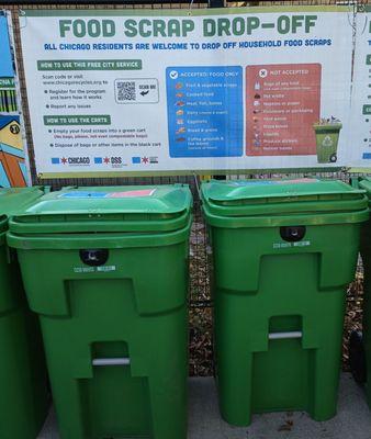 Chicago Food Scrap Drop-off Program - Opened October 15th 2025 - business and info added 10.17.25