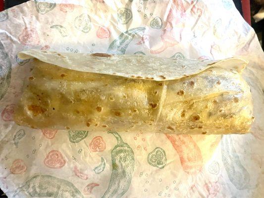 Country breakfast burrito