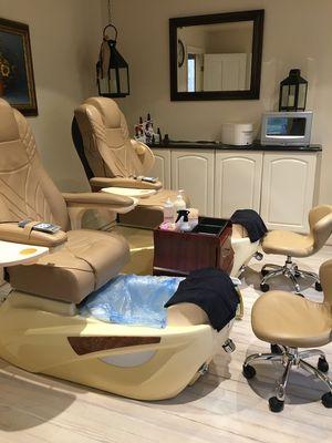 Our Pedicure stations