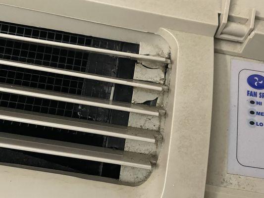 Tons of dirt in the fan..