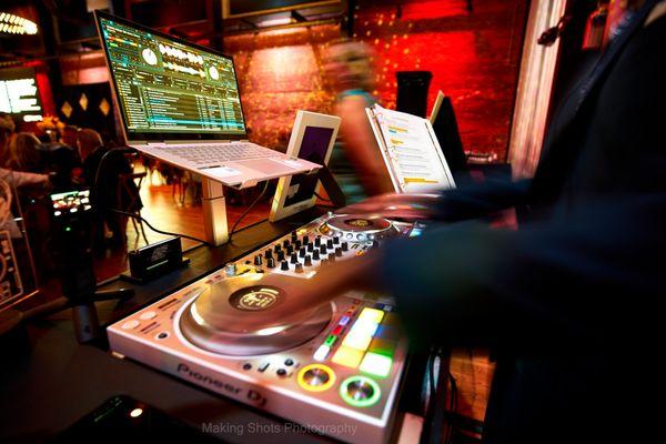 DJing a Gala @ Armature Works