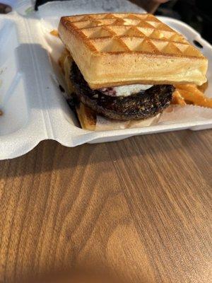 Waffle Burger