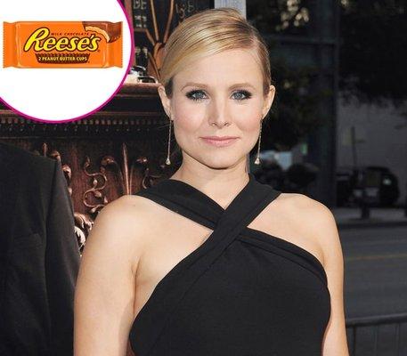Kristen Bell's favorite candy is Reese's, what's yours?