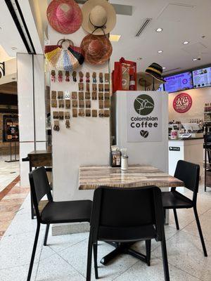 Seating, there's more, about 5/6 tables