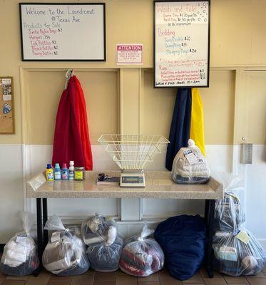 Premier Wash and Fold Service! Call today!