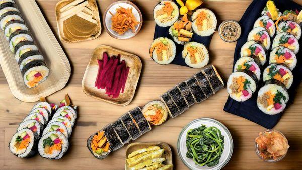 Korean kimbap rice rolls by yumkimbap