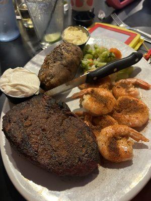 surf and turf blackened! friday night special