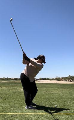 Improving my swing w/Coach Lobeck