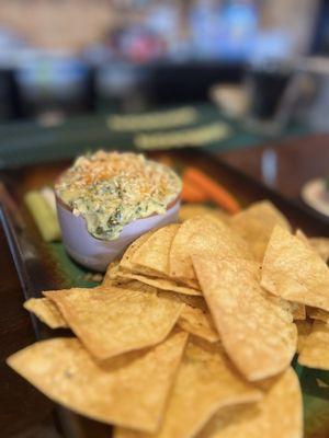 Crab spinach dip
