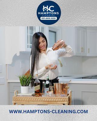 Serving elegance, professionalism, and five-star hospitality for every event. #HamptonsCleaning #LuxuryEventStaff #PartyStaffing