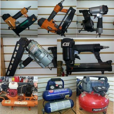 Wide Selection of Air Tools/Compressors