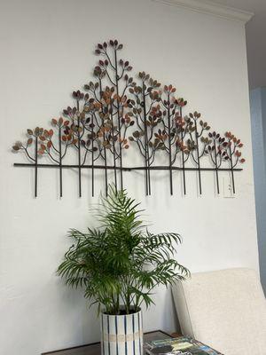 Decor in waiting area