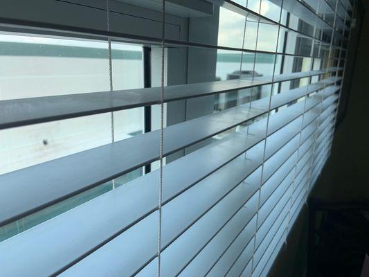 View from kitchen window- yes. It's a rooftop and you can see the air conditioning units