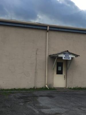 Entrance within Chronicle Guidance Building parking lot