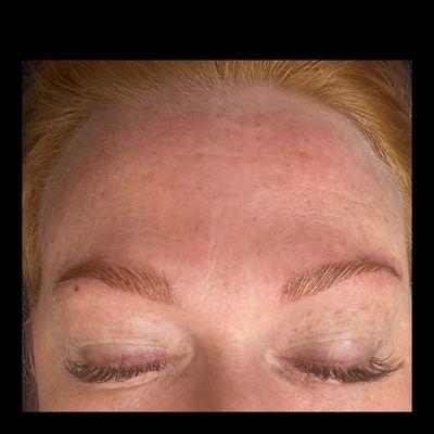 Brow lamination and Tint