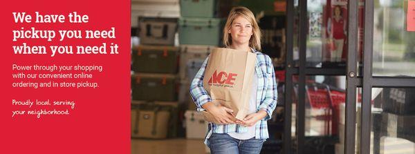 Power through your shopping with our convenient online ordering and in store pickup.