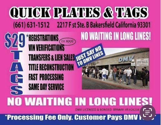 Quick Plates & Tags 2
