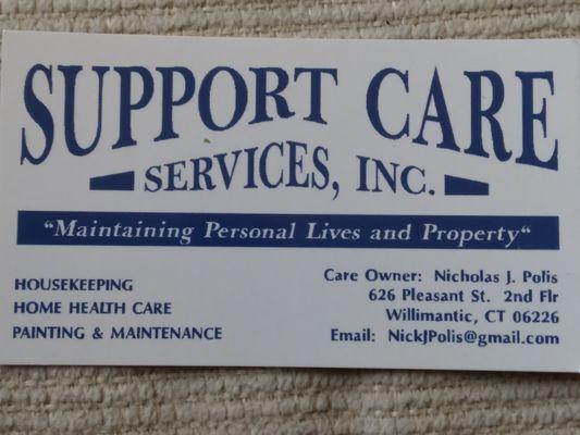 Support Care Services