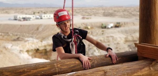 Top of the rock wall