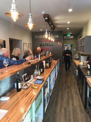 At the tasting room in Plymouth. Go to the vineyard and winery in Fiddletown. Short drive, spectacular location.