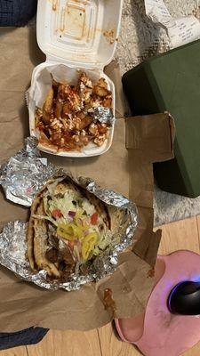 Gyro with Cajun Fries