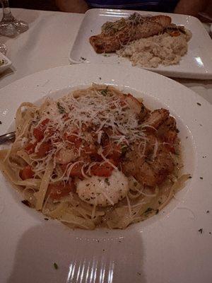 Shrimp and scallops Ig/tiktok @yumthatgreenville