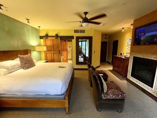 Our room in the Kayenta Lodge.