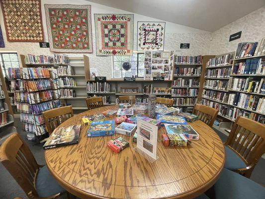 Library side(inside library)