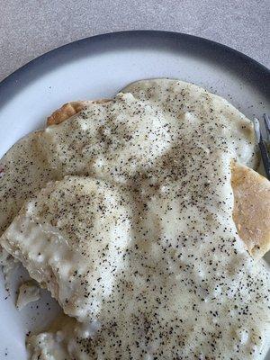 Biscuits and sausage gravy