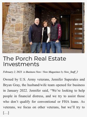 The Porch Real Estate Investments