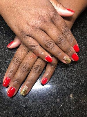 Gel polish by Kristie at Emily's Nails