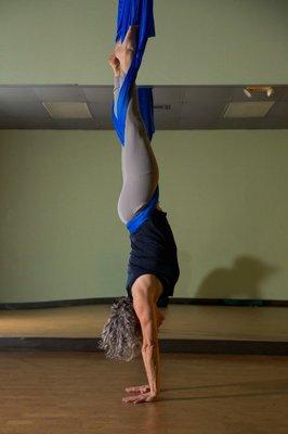Aerial Yoga - it's a blast!