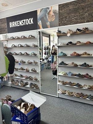 Half the back wall of trade winds