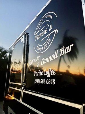 Parise's Mobile Café in Venice Florida.