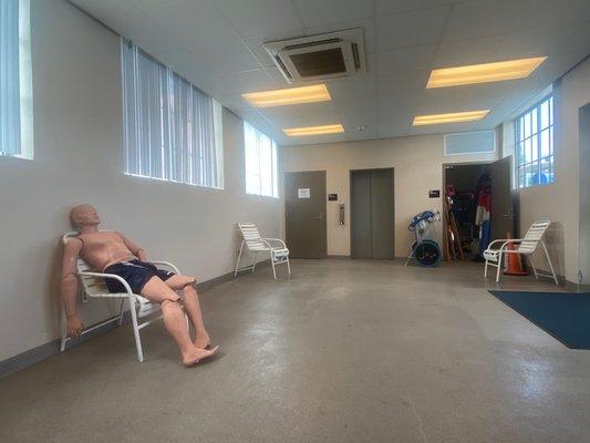 When you just can't move after water aerobics