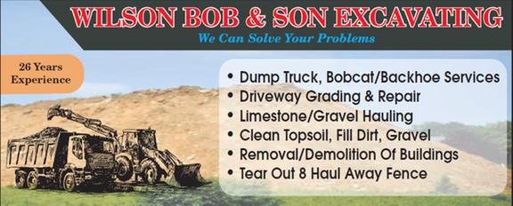 Wilson Bob & Son Excavating