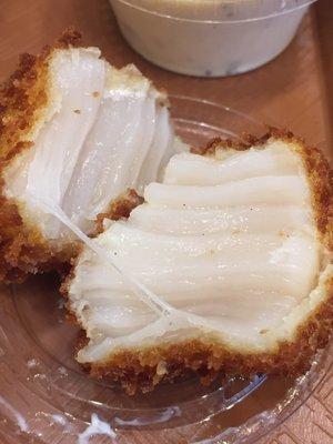 Undercooked ammoniated scallop