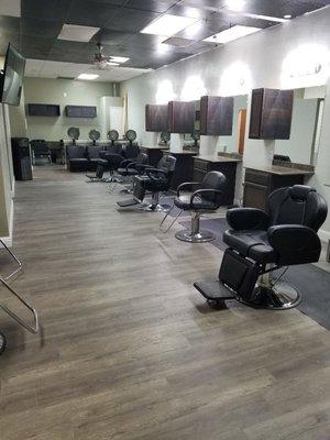 Inside salon