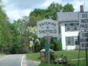 Entering Sheffield from Salisbury, CT