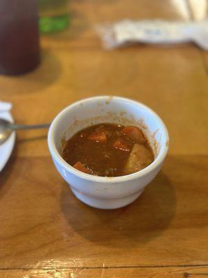 Normally not a fan of chowder, but this Menorcan style was perfectly spiced and delicious