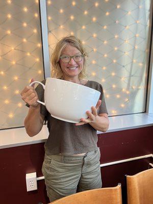 The cops were large!